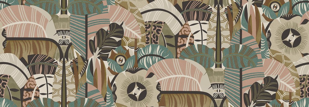 Petra Börner Hypnotic Safari wallpaper Boråstapeter