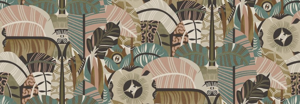 Petra Börner Hypnotic Safari wallpaper Boråstapeter