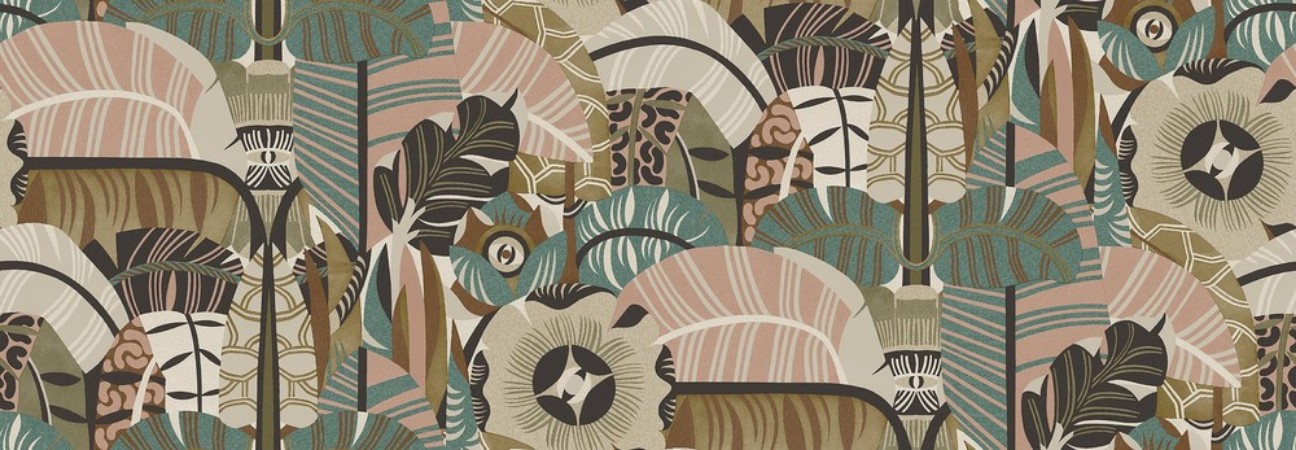 Petra Börner Hypnotic Safari wallpaper Boråstapeter