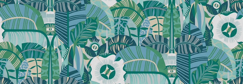 Petra Börner Hypnotic Safari wallpaper Boråstapeter