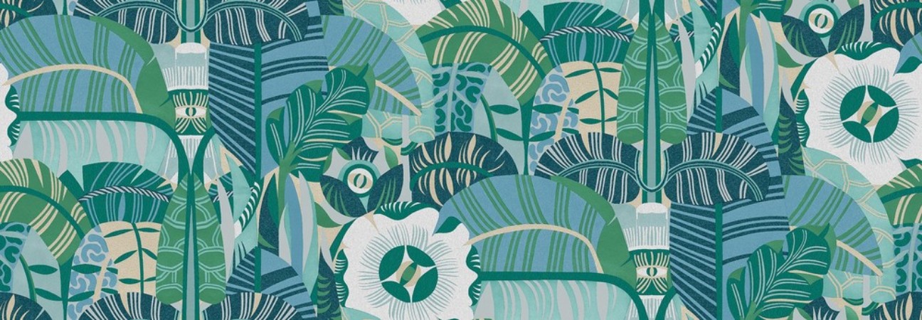 Petra Börner Hypnotic Safari wallpaper Boråstapeter