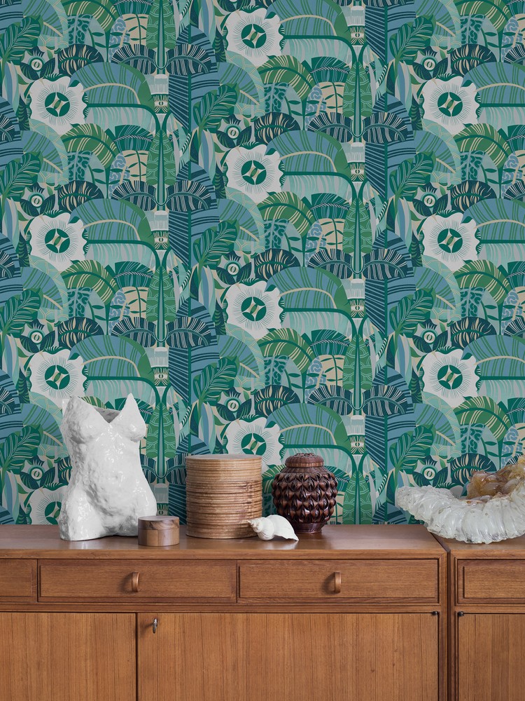 Petra Börner Hypnotic Safari wallpaper Boråstapeter