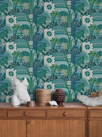 Petra Börner Hypnotic Safari wallpaper Boråstapeter