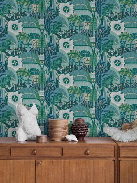 Petra Börner Hypnotic Safari wallpaper Boråstapeter