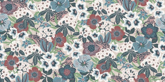 Hanna Werning Kvackstepp wallpaper Boråstapeter