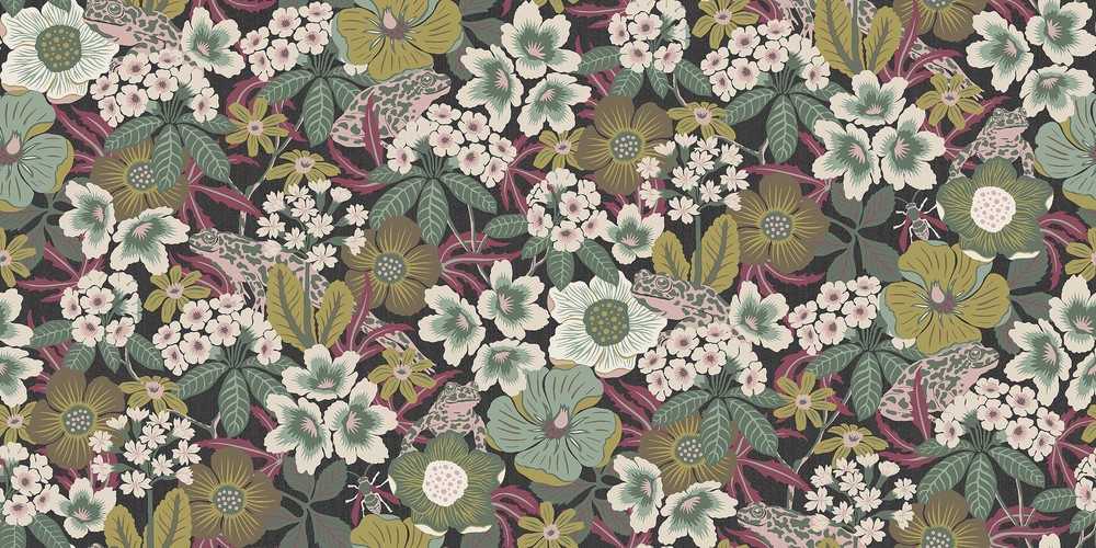 Hanna Werning Kvackstepp wallpaper Boråstapeter