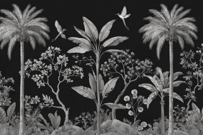 Picture of Farvesammensætning Tropic Night I - 09690-01