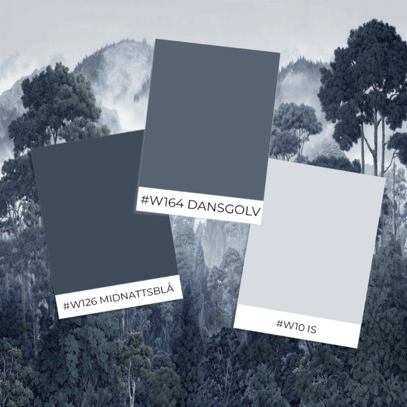 Picture of Väriyhdistelmä Fog Over Mountains II - 09697-01