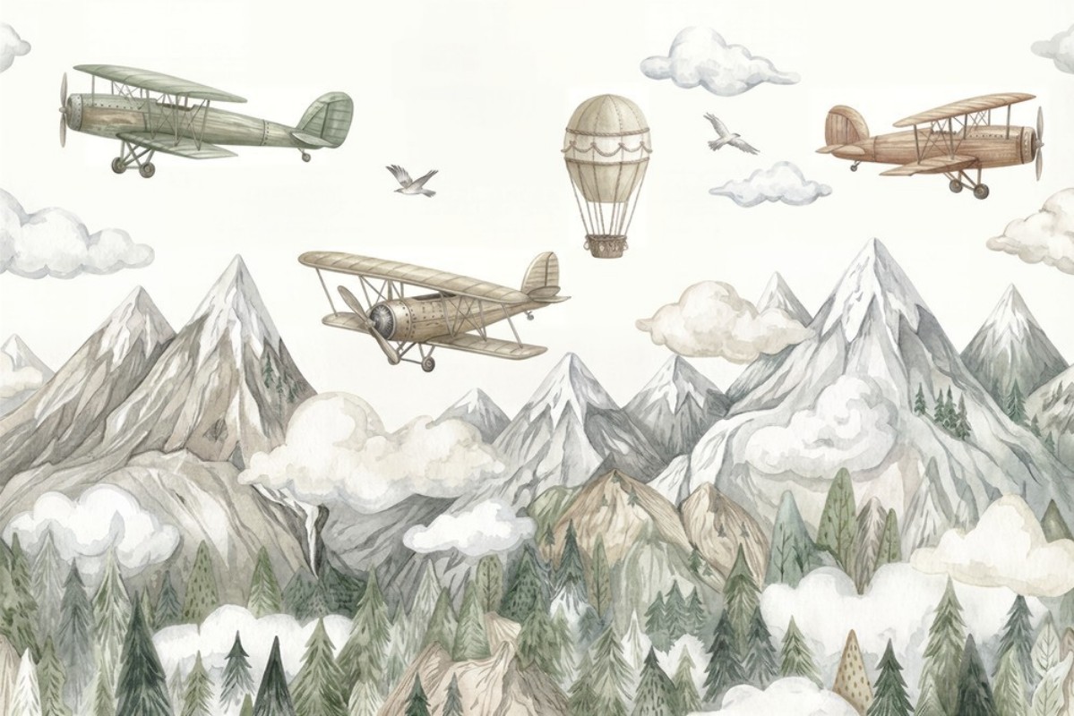 Picture of Flying Over Mountains I