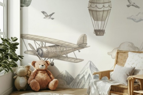 Bild på Flying Over Mountains I