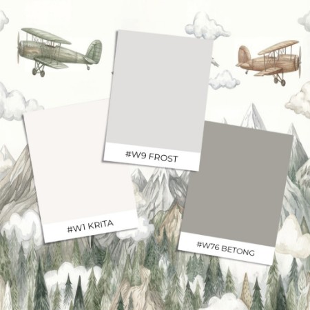 Picture of Sample style - Flying Over Mountains I