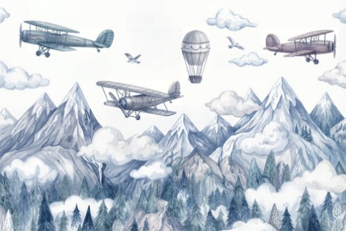 Bild på Flying Over Mountains II