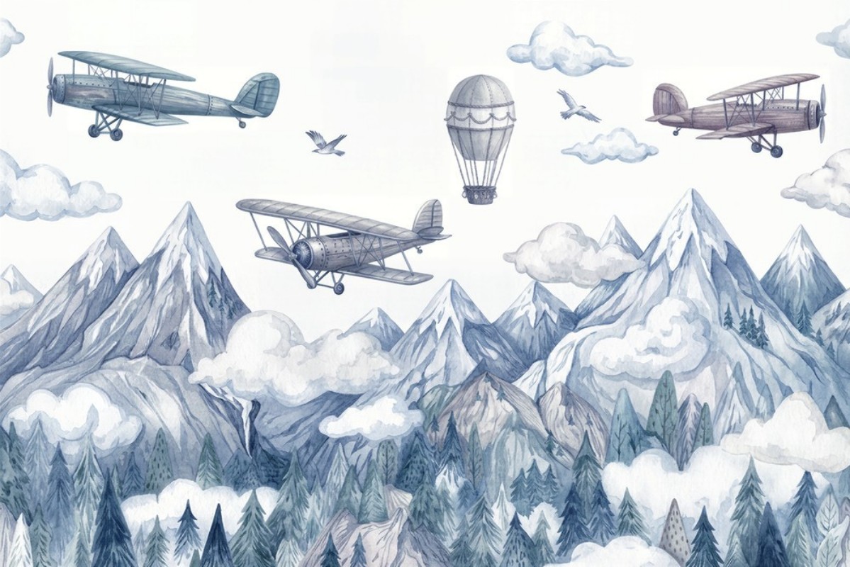 Picture of Flying Over Mountains II