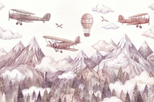 Bild på Flying Over Mountains III