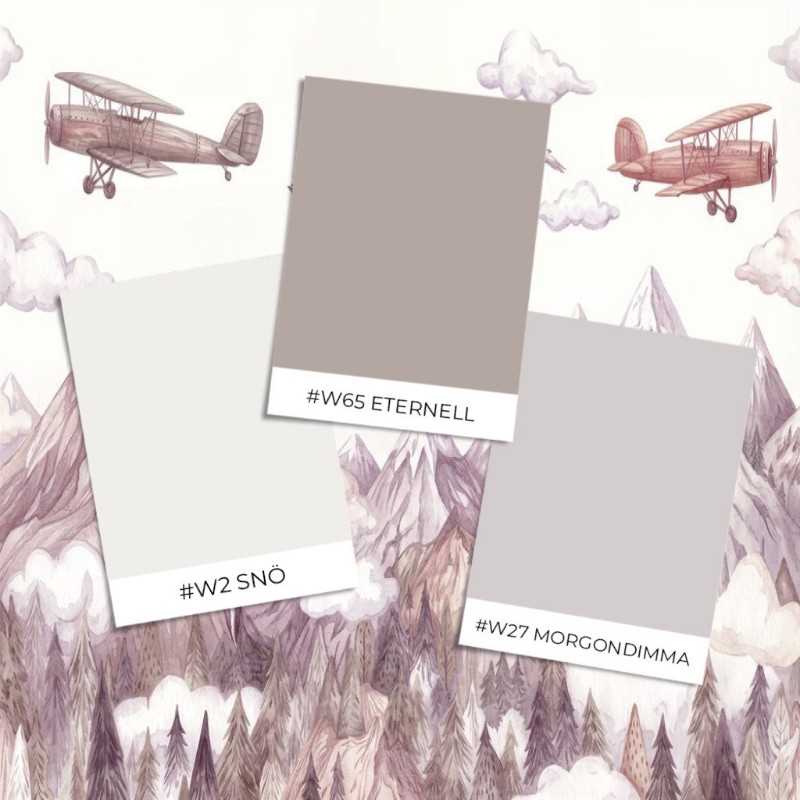 Picture of Eksempel på produktstil - Flying Over Mountains III