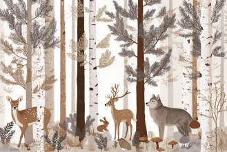 Picture of Woodland Friends I
