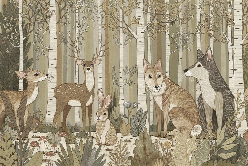 Picture of Best Friends in Forest I