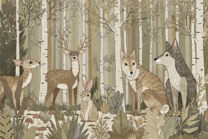 Afbeeldingen van Best Friends in Forest I