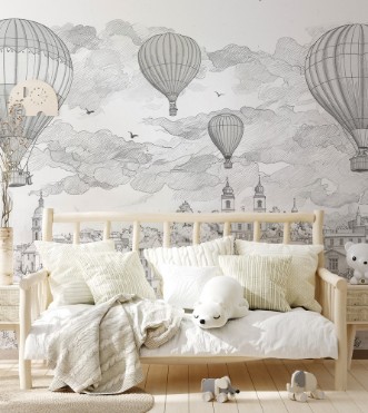 Bild på Ballon Flight Over City II