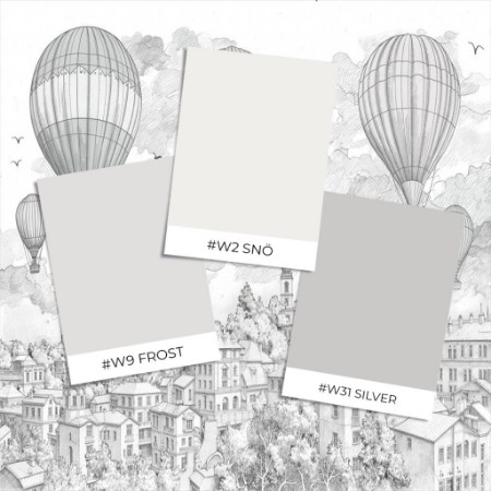 Bild vun Muster Stil - Ballon Flight Over City II