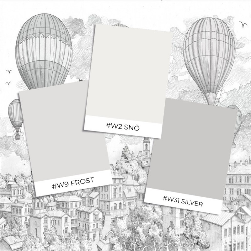 Picture of Eksempel på produktstil - Ballon Flight Over City II