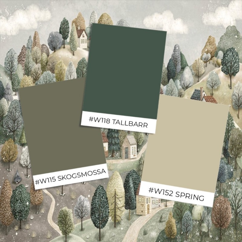 Picture of Fargesammensetning Country Village II - 09718-01