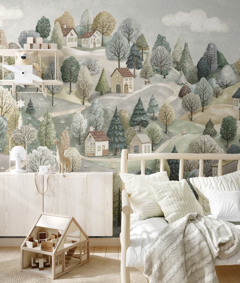 Picture of Fargesammensetning Country Village II - 09718-01