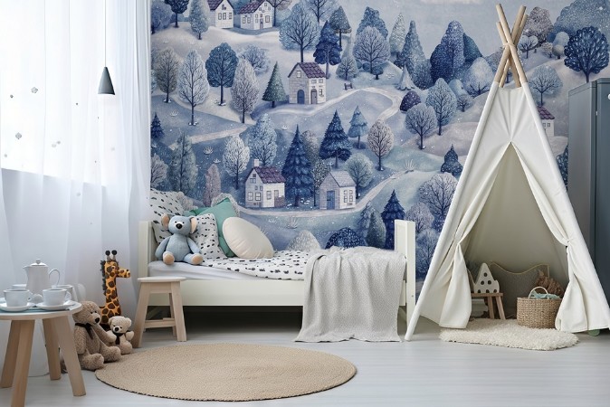 Picture of Fargesammensetning Country Village III - 09719-01