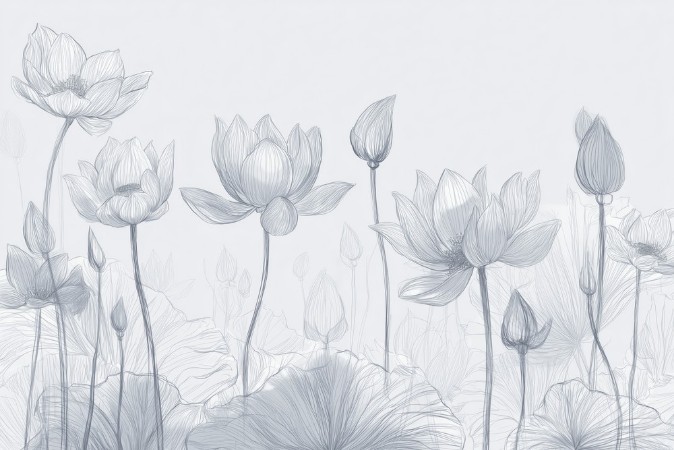 Bild på Färgsättning Silent Bloom I - 09720-01