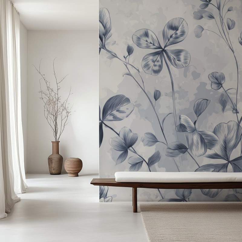 Picture of Fargesammensetning Clover Field I - 09726-01