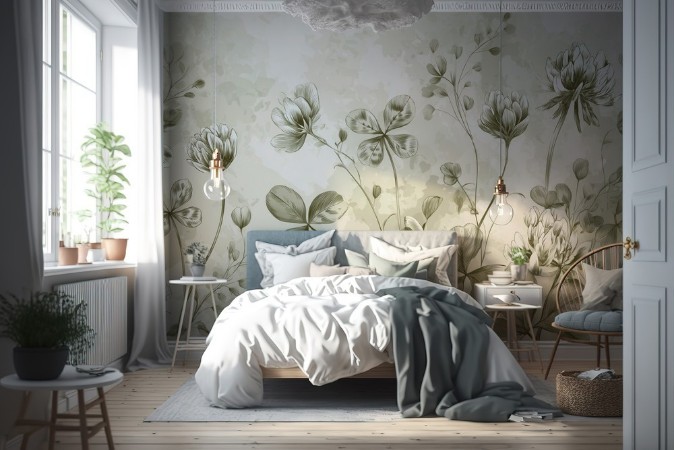 Picture of Fargesammensetning Clover Field III - 09728-01