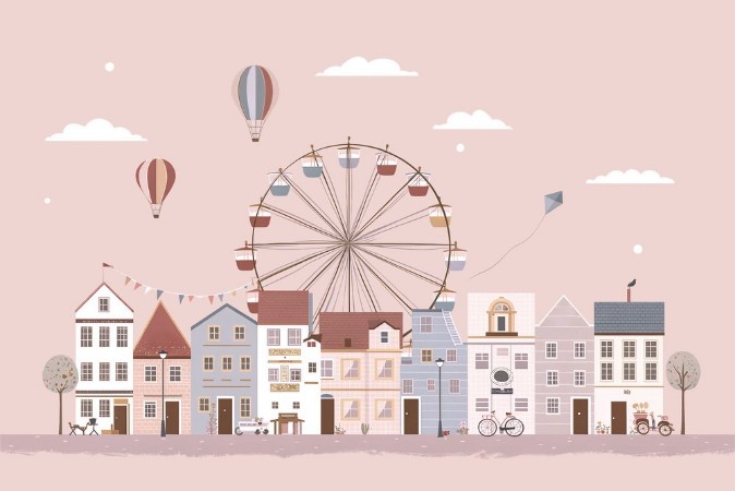 Afbeeldingen van City Life I