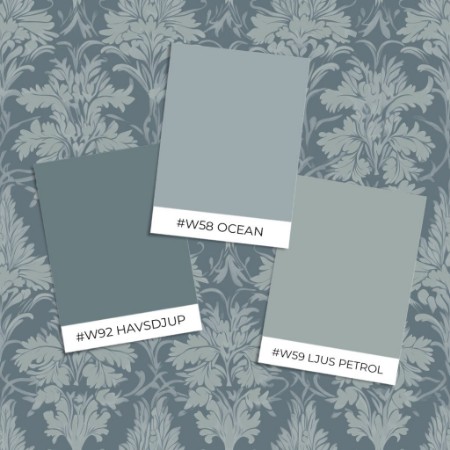 Bild von Musterstil - Luna Dark Blue - 1000803-05