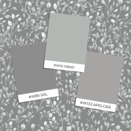 Picture of Sample style - Flora Dark Grey - 1019102-05