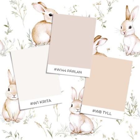 Image de Modèle d'échantillon - Bunny Dreams White - 1026901-03