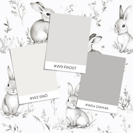 Image de Modèle d'échantillon - Bunny Dreams Grey - 1026901-04