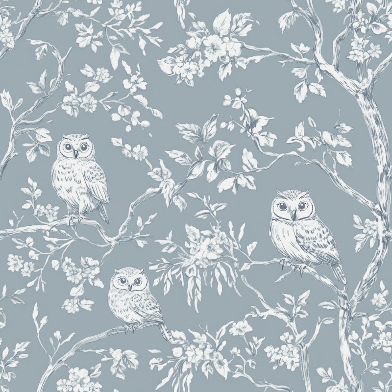 Picture of Vintage Light Blue owls  - 1027401-02