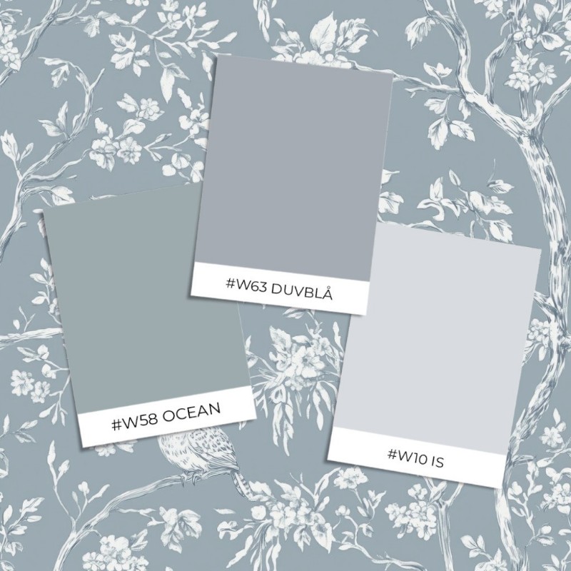 Picture of Vintage Light Blue owls  - 1027401-02