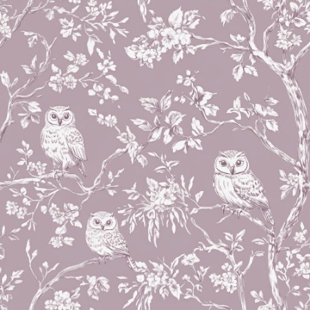 Afbeeldingen van Vintage Pink owls  - 1027401-05