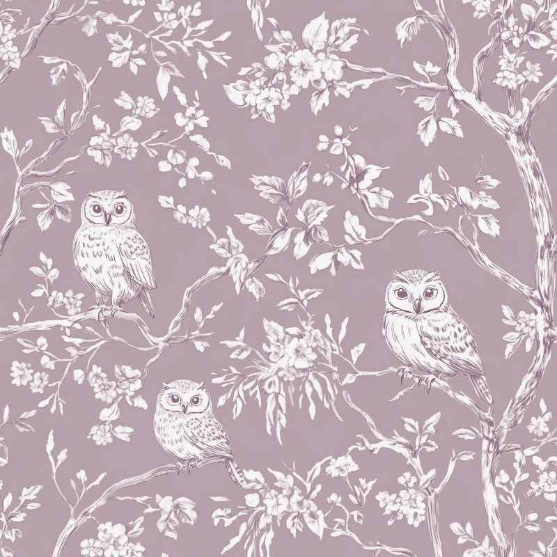 Picture of Vintage Pink owls  - 1027401-05