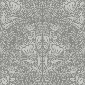 Bild på Floral Ogee in Grey - 1032501-05