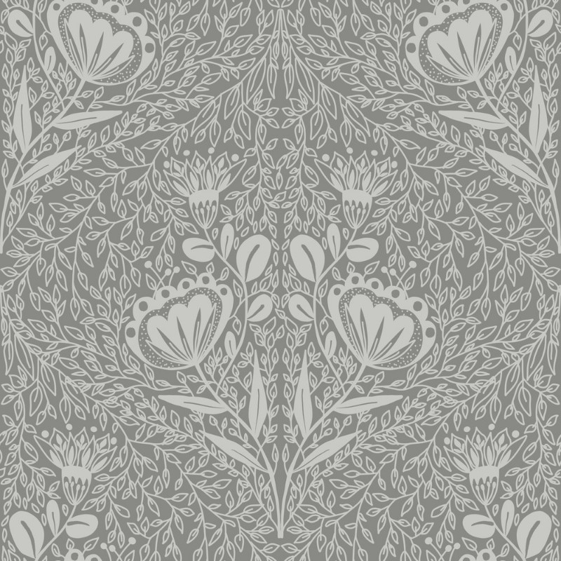 Picture of Väriyhdistelmä Floral Ogee in Grey - 1032501-05 - 09829-01