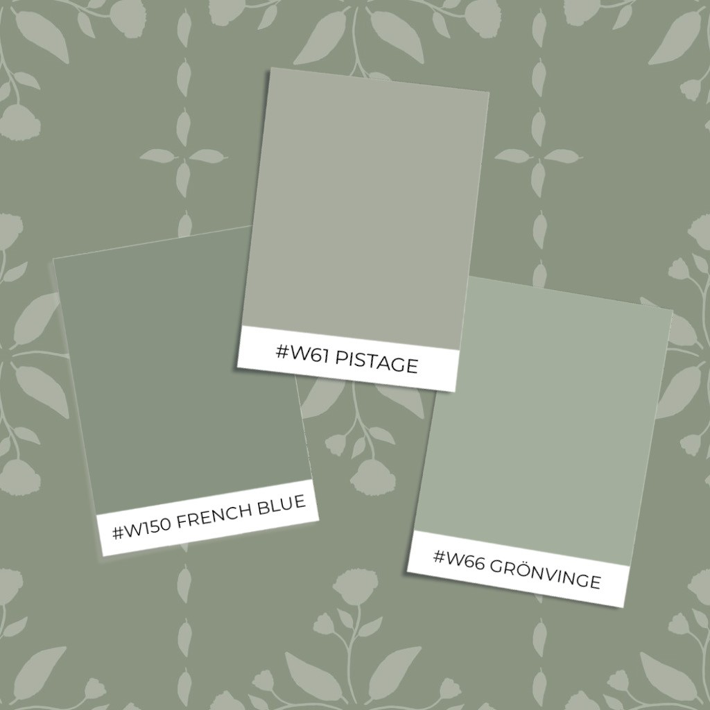 Picture of Lines in Verticals in Green - 1033101-04