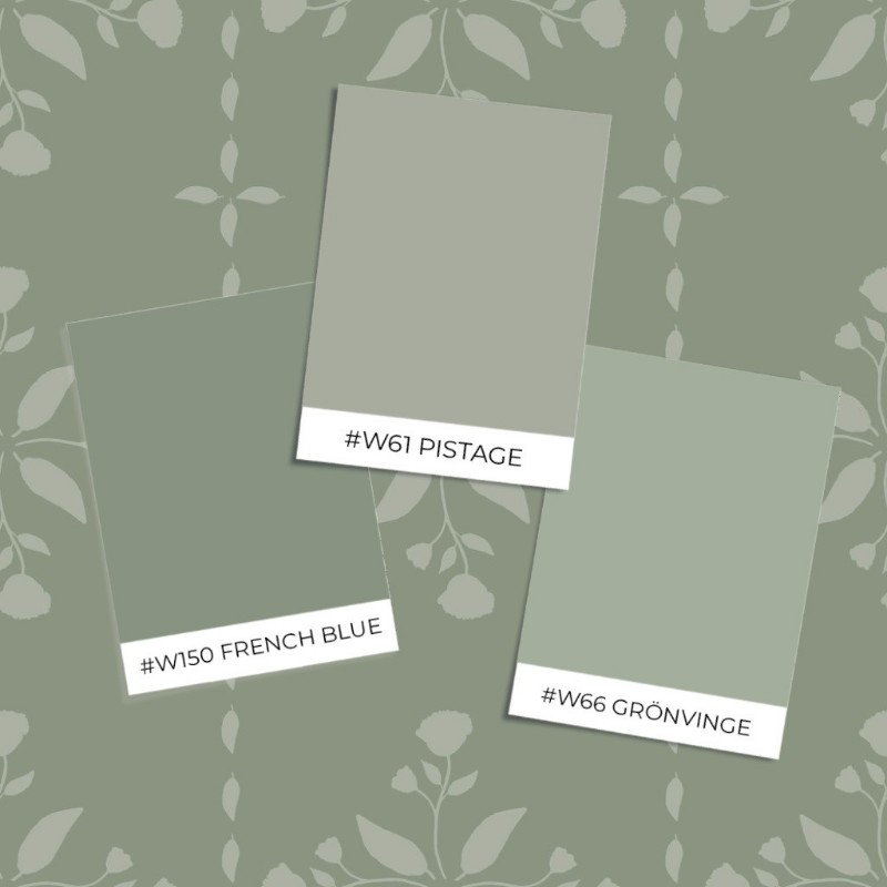 Picture of Lines in Verticals in Green - 1033101-04