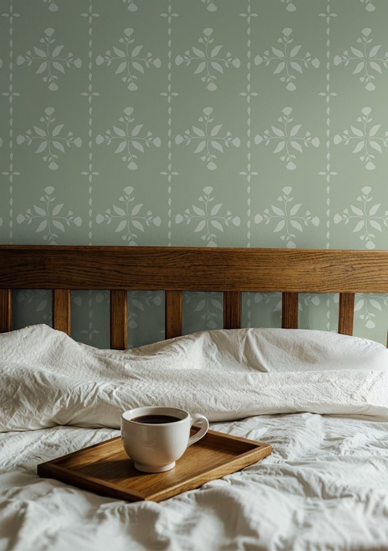 Picture of Lines in Verticals in Green - 1033101-04