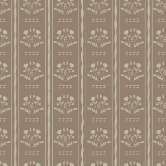 Bild på Sprig Flowers Lines and waves in Brown - 1033601-04