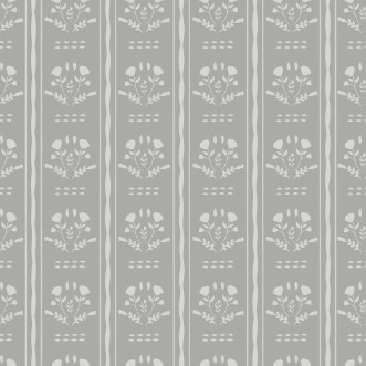 Bild på Sprig Flowers Lines and waves in Grey - 1033601-07