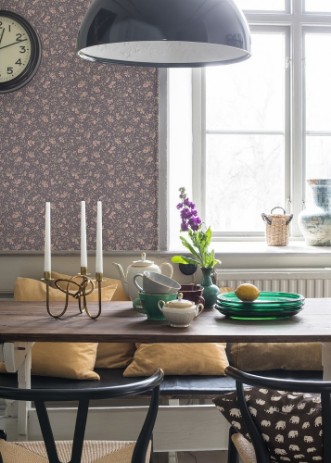 Bild på Branches in Bloom Dark Grey - 1034401-05