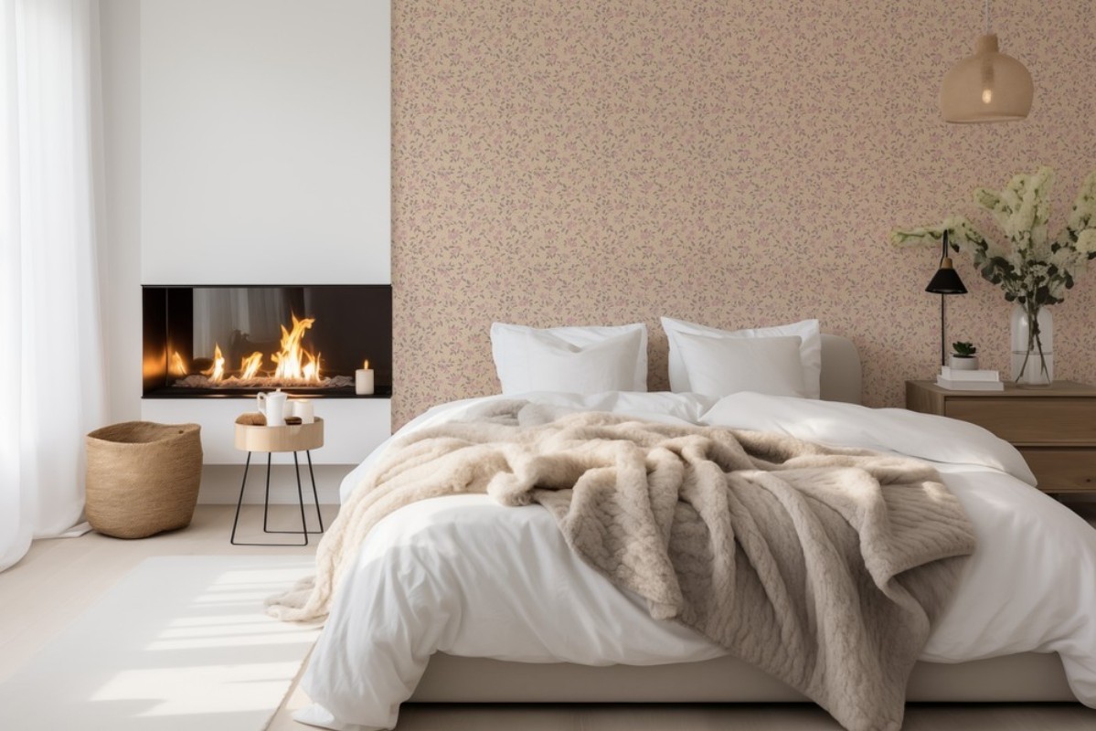 Afbeeldingen van Branches in Bloom Beige - 1034401-08