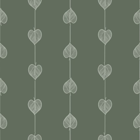 Afbeeldingen van Hearts on a string Dark Green - 1034601-04
